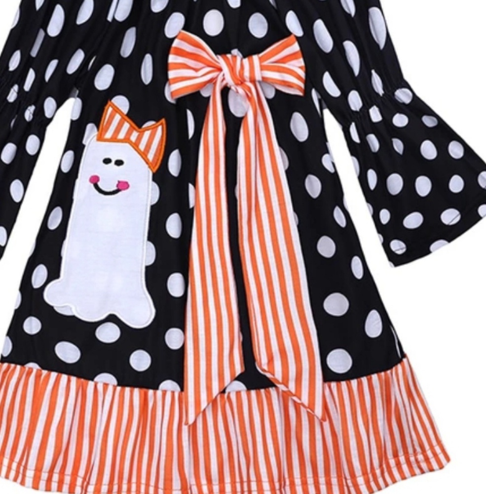Halloween polka dot dress